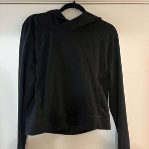 Lululemon Cropped Black Hoodie Size 8